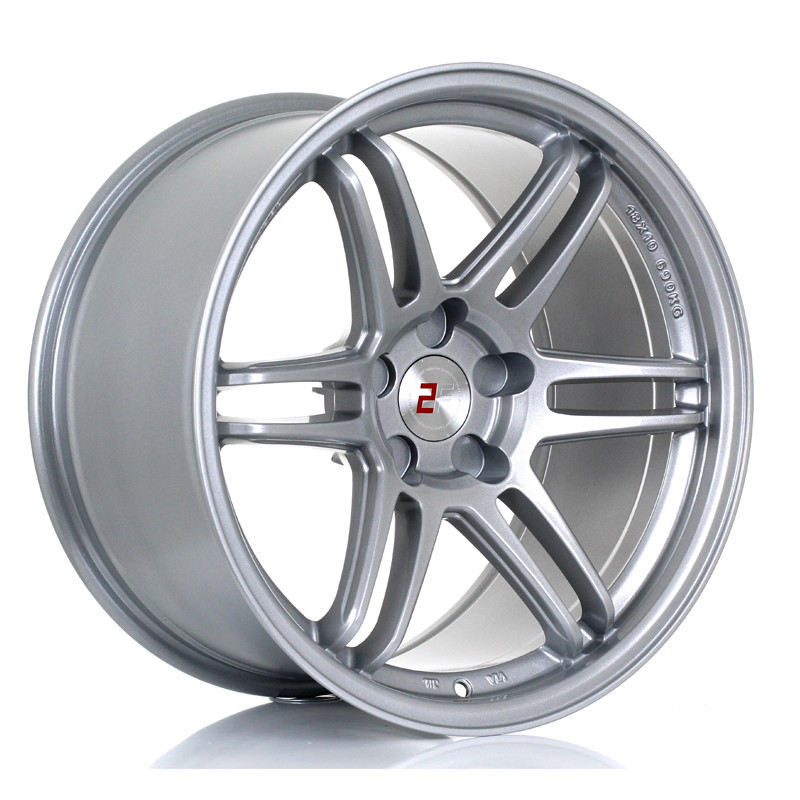 2FORGE ZF5 18x10 CUSTOM PCD ET0 to 35 GLOSS SILVER (Load Rated 690kg) www.srbpower.com