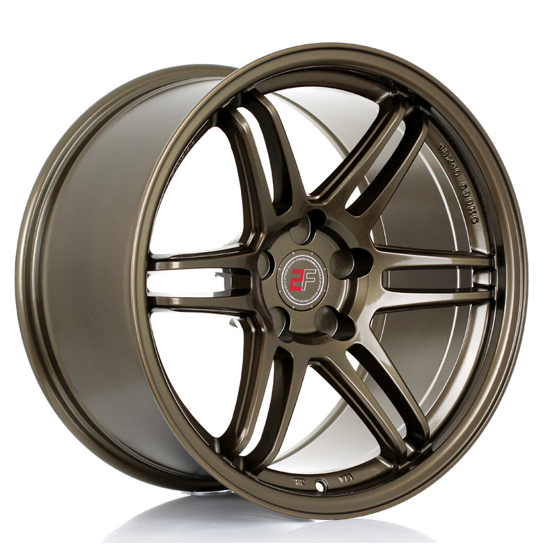 2FORGE ZF5 18x8 CUSTOM PCD ET15 to 35 GLOSS BRONZE (Load Rated 690kg) www.srbpower.com