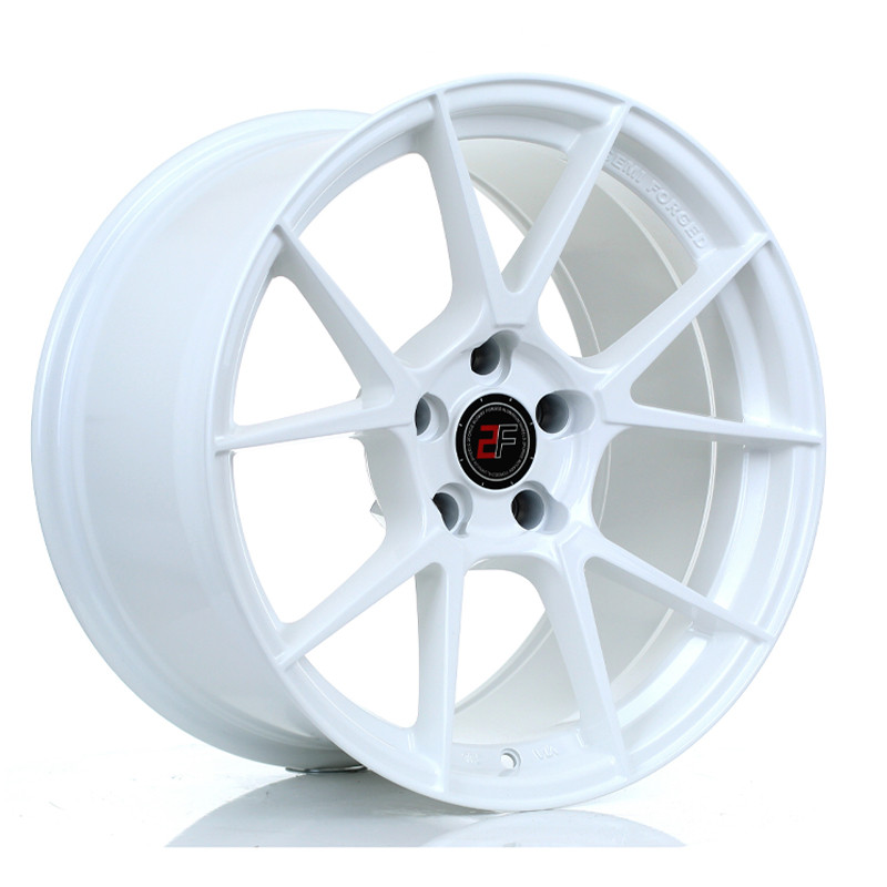 2FORGE ZF6 18x9 CUSTOM PCD ET12 to 50 WHITE (Load Rated 690kg) www.srbpower.com