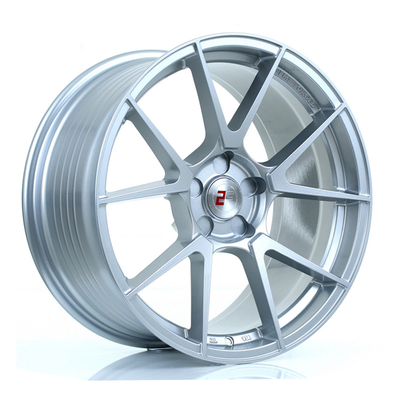 2FORGE ZF6 18x9 CUSTOM PCD ET12 to 50 SILVER (Load Rated 690kg) www.srbpower.com