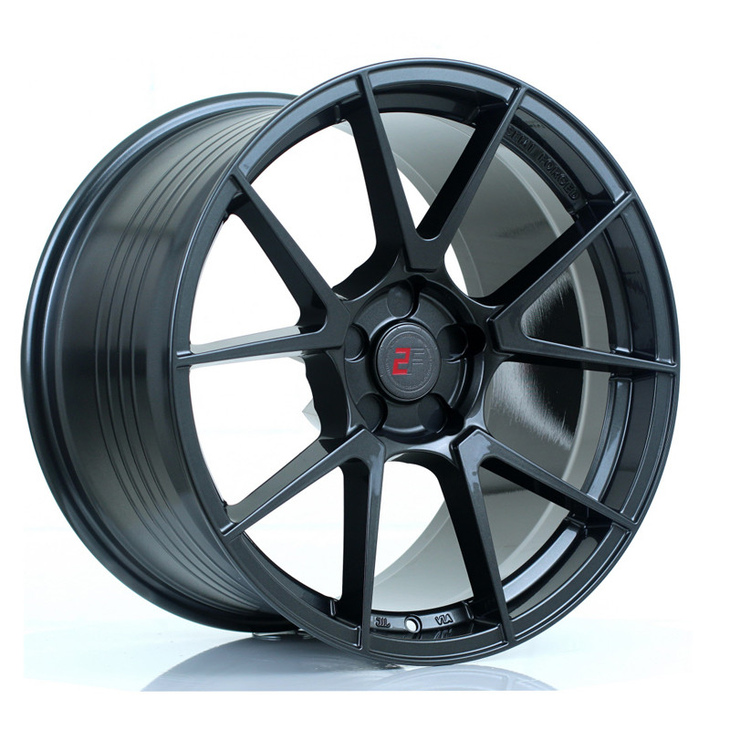 2FORGE ZF6 19x11 CUSTOM PCD ET15 to 50 GLOSS GUNMETAL (Load Rated 735kg) www.srbpower.com