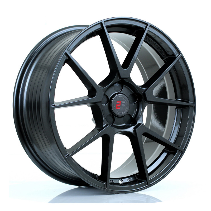 2FORGE ZF6 19x8.5 CUSTOM PCD ET15 to 45 GLOSS GUNMETAL (Load Rated 735kg) www.srbpower.com