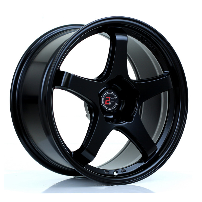2FORGE ZF7 18x9 CUSTOM PCD ET12 to 33 MATT BLACK (Load Rated 690kg) www.srbpower.com