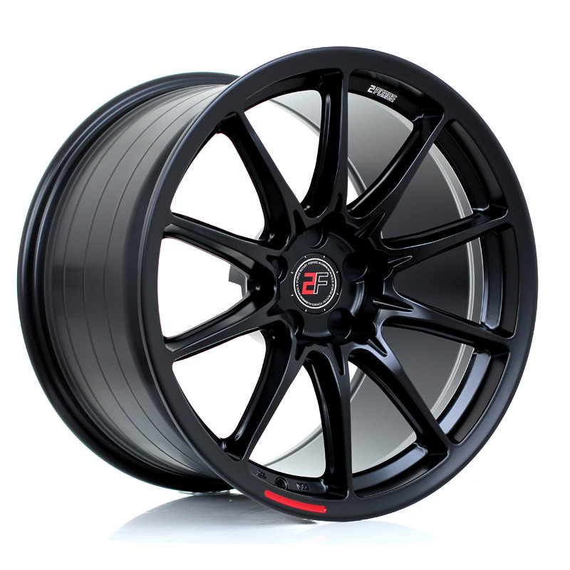 2FORGE ZF8 17x9 CUSTOM PCD ET10 to 50 MATT BLACK (Load Rated 1kg) www.srbpower.com