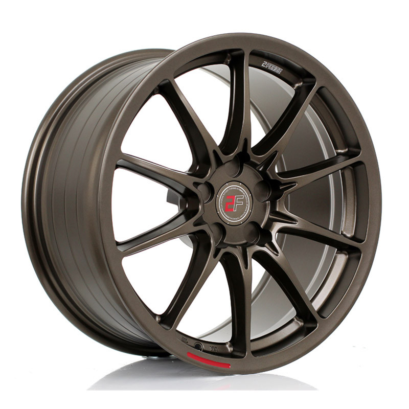 2FORGE ZF8 18x9 CUSTOM PCD ET12 to 50 MATT BRONZE (Load Rated 850kg) www.srbpower.com