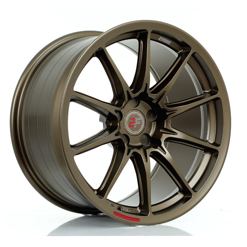 2FORGE ZF8 19x9 CUSTOM PCD ET20 to 50 MATT BRONZE (Load Rated 865kg) www.srbpower.com