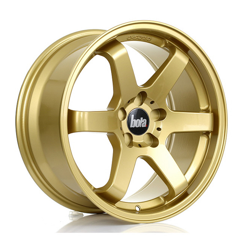 BOLA B1 18x8.5 CUSTOM PCD ET30 to 45 GOLD (Load Rated 700kg) www.srbpower.com