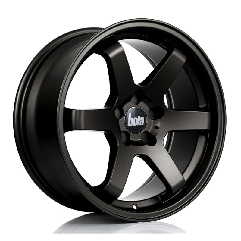 BOLA B1 18x8.5 CUSTOM PCD ET30 to 45 MATT BLACK (Load Rated 700kg) www.srbpower.com