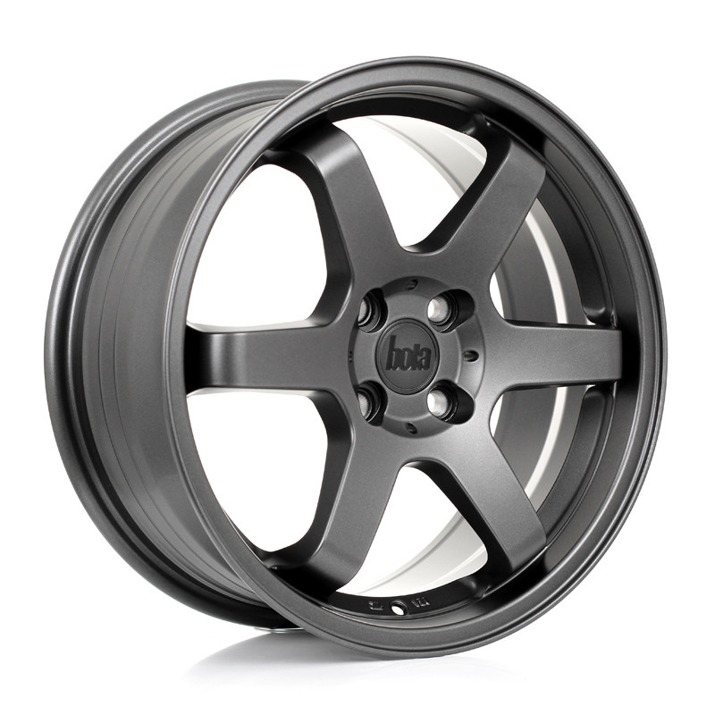 BOLA B1 18x8.5 CUSTOM PCD ET40 to 45 MATT GUNMETAL (Load Rated 700kg) www.srbpower.com