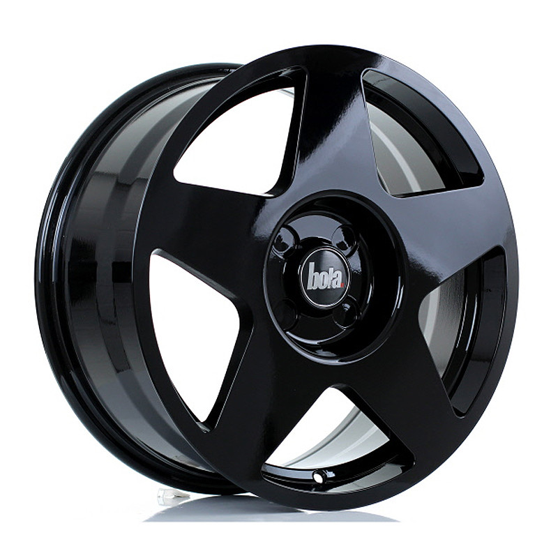 BOLA B10 17x7.5 CUSTOM PCD ET40 to 45 GLOSS BLACK (Load Rated 690kg) www.srbpower.com