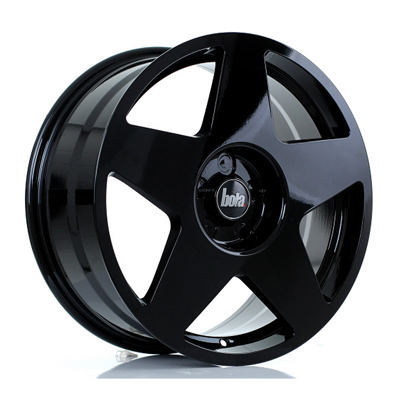BOLA B10 18x8 4x108 ET40 GLOSS BLACK (Load Rated 690kg) www.srbpower.com