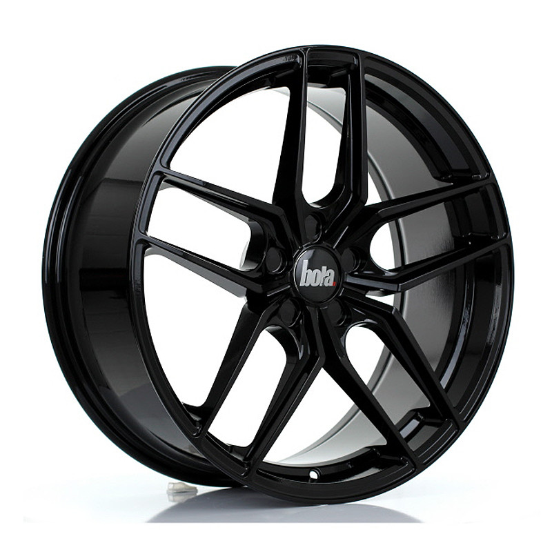 BOLA B11 20x8.5 CUSTOM PCD ET20 to 45 GLOSS BLACK (Load Rated 750kg) www.srbpower.com