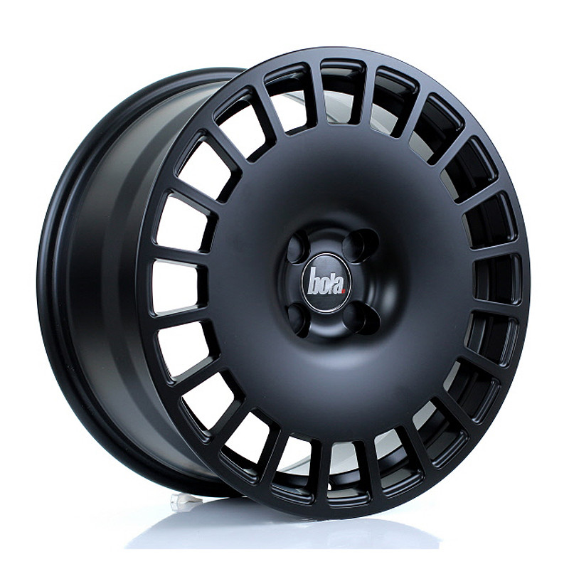 BOLA B12 17x8 CUSTOM PCD ET30 to 45 MATT BLACK (Load Rated 690kg) www.srbpower.com