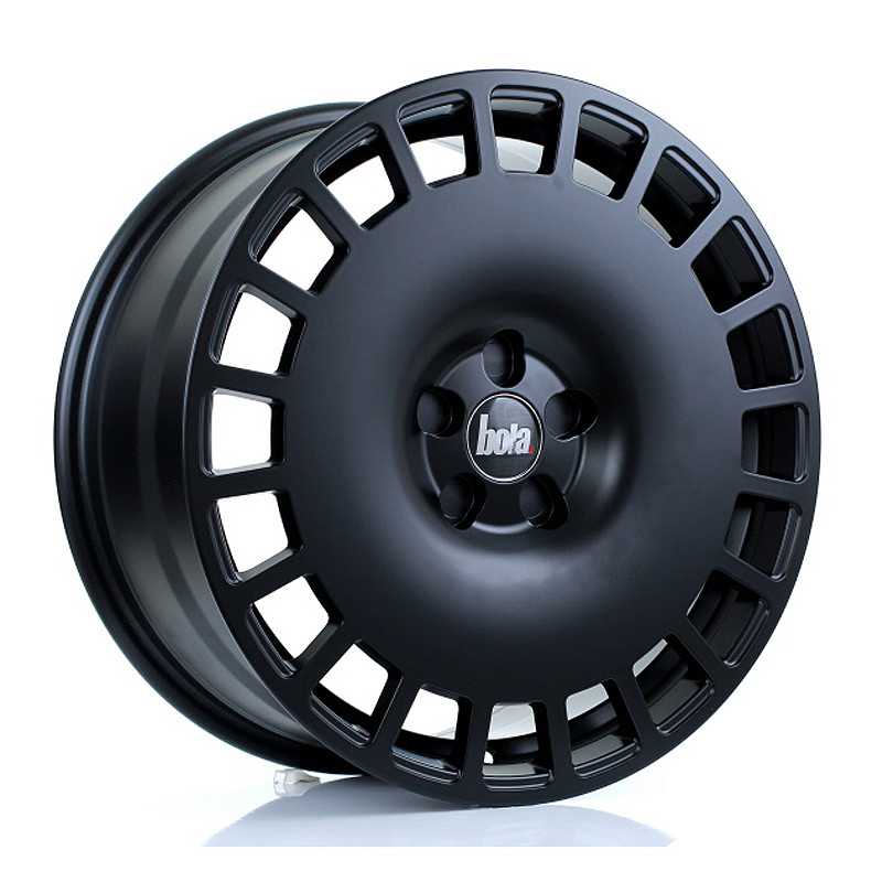 BOLA B12 18x8 CUSTOM PCD ET30 to 45 MATT BLACK (Load Rated 700kg) www.srbpower.com