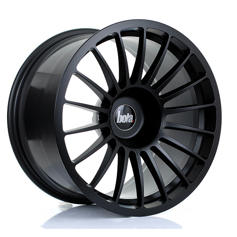 BOLA B14 18x10.5 CUSTOM PCD ET10 to 25 MATT BLACK (Load Rated 700kg) www.srbpower.com