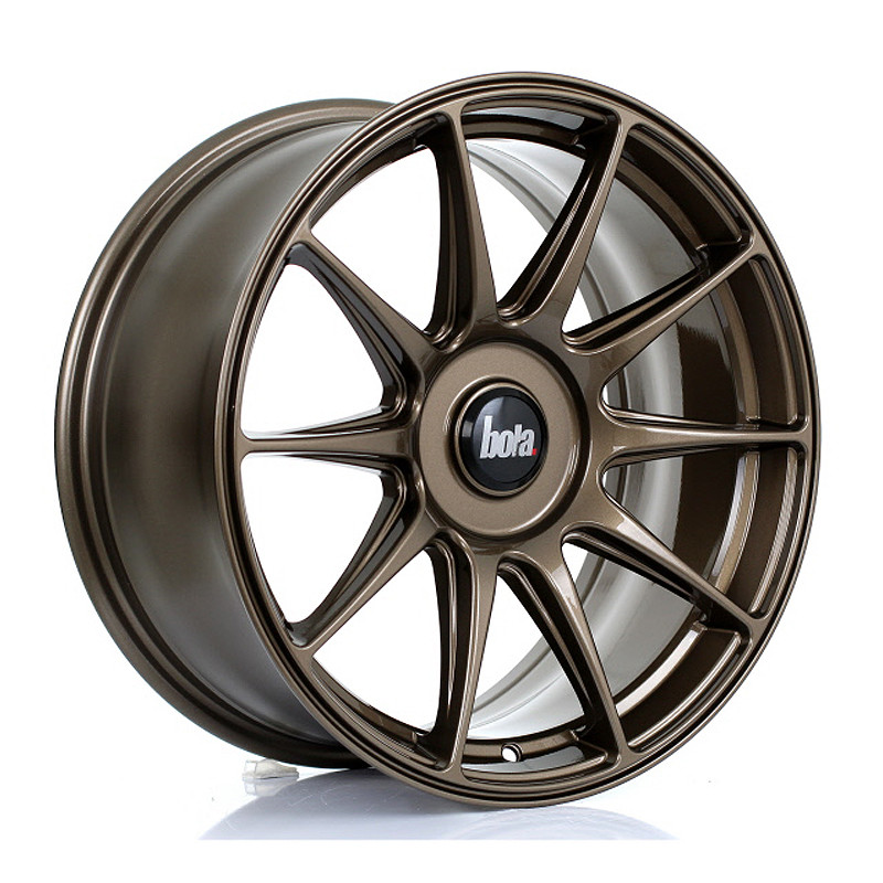 BOLA B15 17x8 CUSTOM PCD ET35 to 45 GLOSS BRONZE (Load Rated 660kg) www.srbpower.com