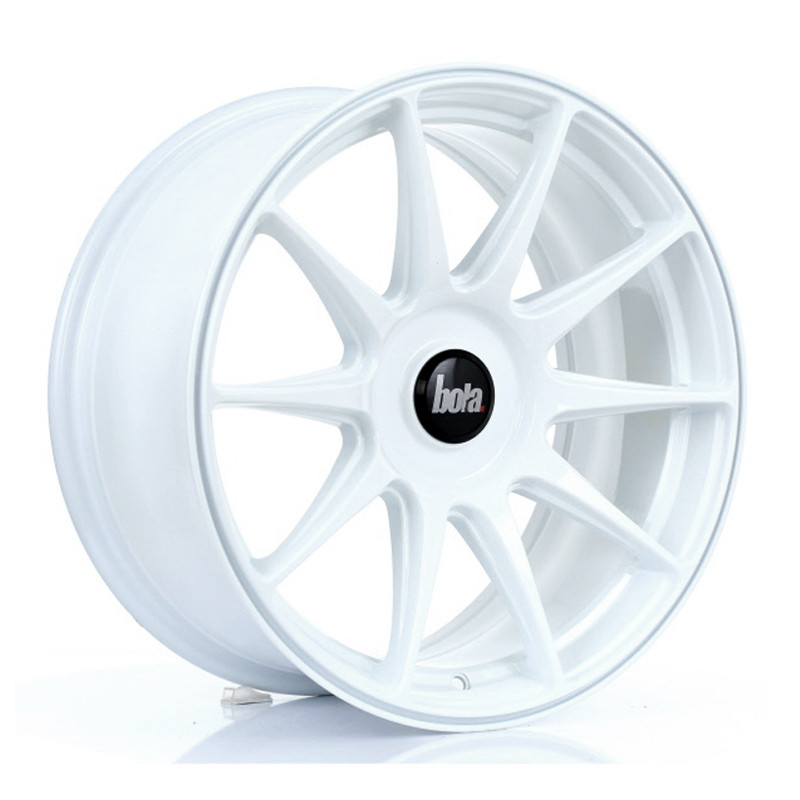 BOLA B15 17x8 CUSTOM PCD ET35 to 45 WHITE (Load Rated 660kg) www.srbpower.com