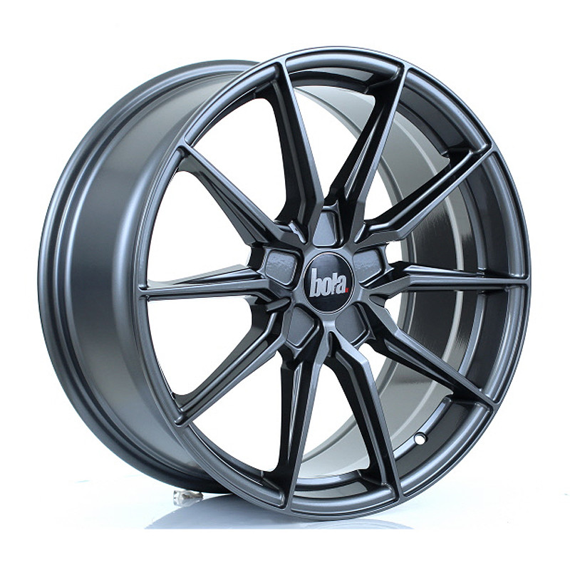 BOLA B16 19x8.5 CUSTOM PCD ET25 to 45 GLOSS GUNMETAL (Load Rated 735kg) www.srbpower.com