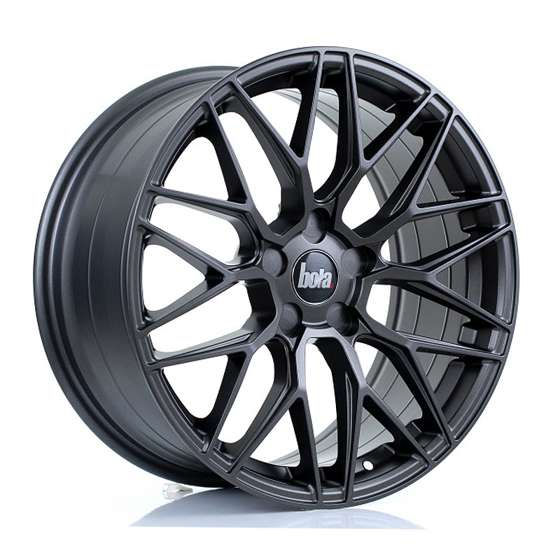 BOLA B17 18x8.5 CUSTOM PCD ET25 to 45 MATT GUNMETAL (Load Rated 700kg) www.srbpower.com