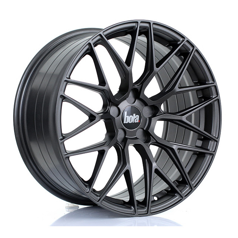 BOLA B17 19x9.5 CUSTOM PCD ET25 to 45 MATT GUNMETAL (Load Rated 735kg) www.srbpower.com
