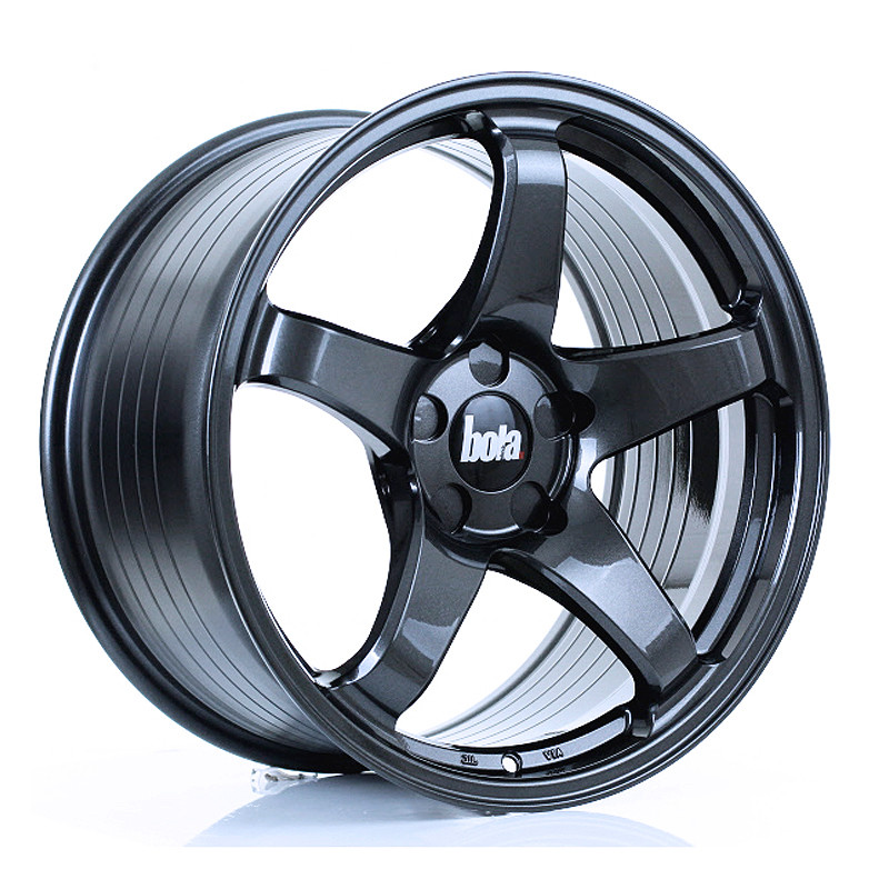 BOLA B2R 18x9.5 CUSTOM PCD ET30 to 45 GLOSS GUNMETAL (Load Rated 700kg) www.srbpower.com