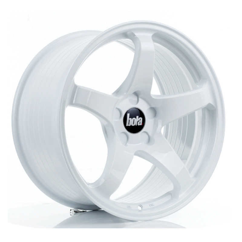 BOLA B2R 18x9.5 CUSTOM PCD ET30 to 45 WHITE (Load Rated 700kg) www.srbpower.com