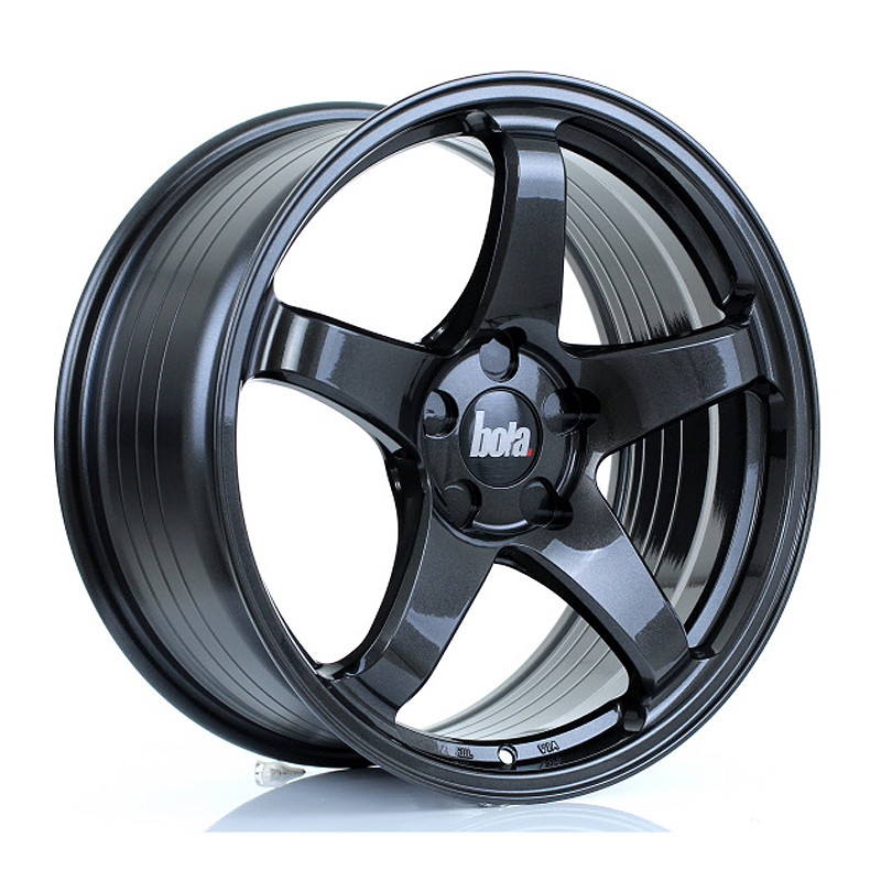 BOLA B2R 18x8.5 CUSTOM PCD ET30 to 45 GLOSS GUNMETAL (Load Rated 700kg) www.srbpower.com