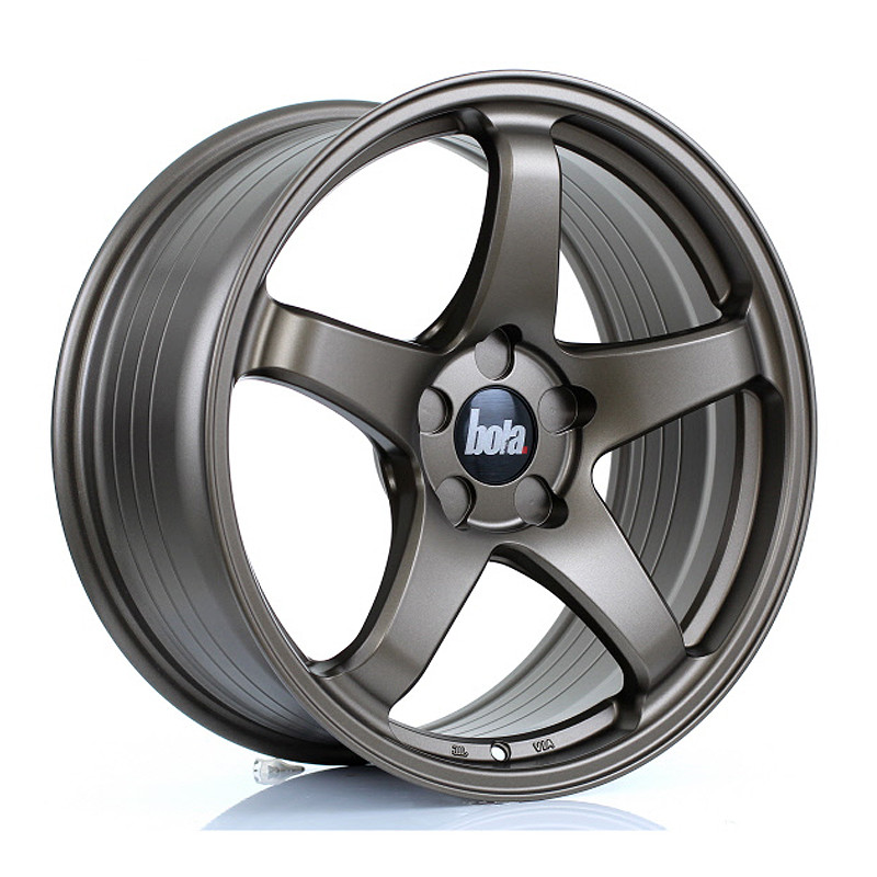 BOLA B2R 18x8.5 CUSTOM PCD ET30 to 45 MATT BRONZE (Load Rated 700kg) www.srbpower.com
