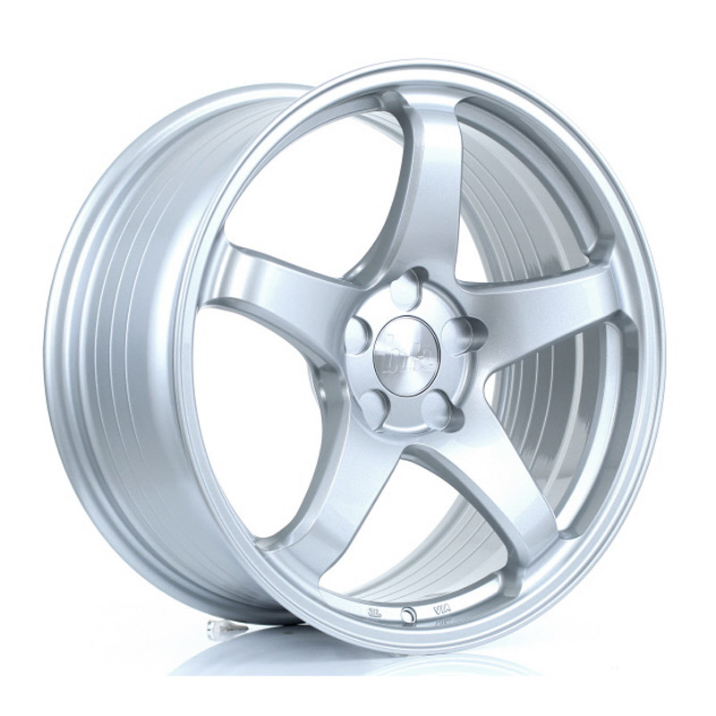 BOLA B2R 18x8.5 CUSTOM PCD ET40 to 45 CRYSTAL SILVER (Load Rated 700kg) www.srbpower.com