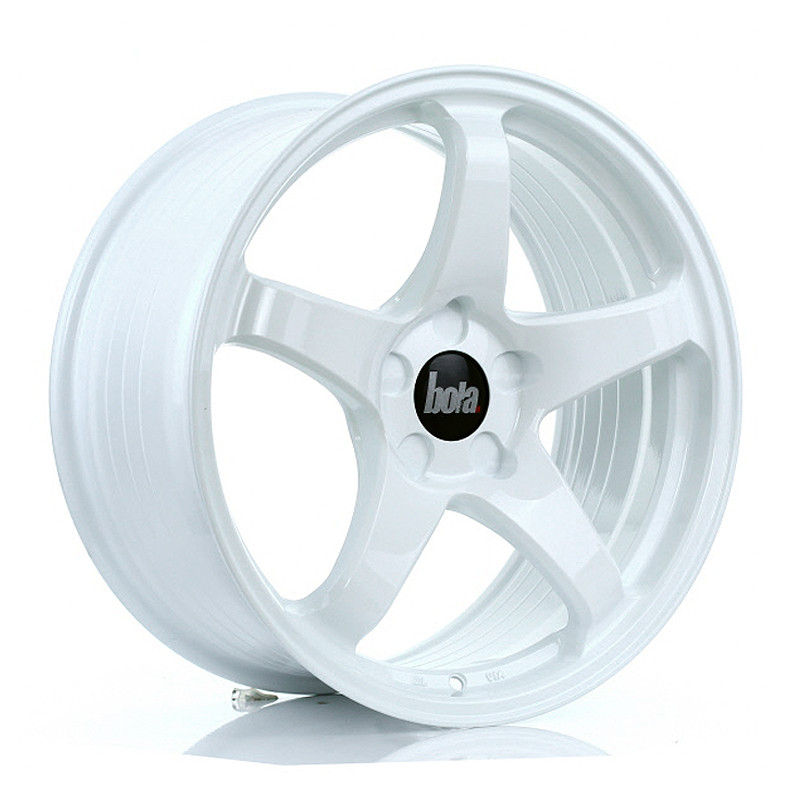 BOLA B2R 18x8.5 CUSTOM PCD ET40 to 45 WHITE (Load Rated 700kg) www.srbpower.com