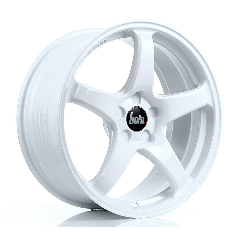 BOLA B2R 19x8.5 CUSTOM PCD ET25 to 45 WHITE (Load Rated 735kg) www.srbpower.com