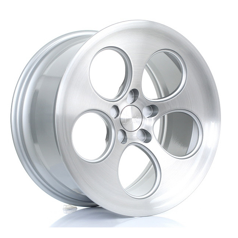 BOLA B5 18x9.5 CUSTOM PCD ET40 to 45 SILVER BRUSHED POLISHED FACE (Load Rated 815kg) www.srbpower.com