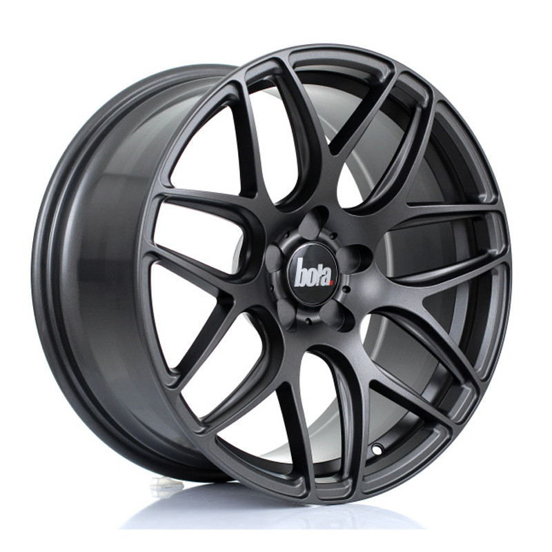 BOLA B8R 18x8.5 5x112 ET45 MATT GUNMETAL (Load Rated 815kg) www.srbpower.com