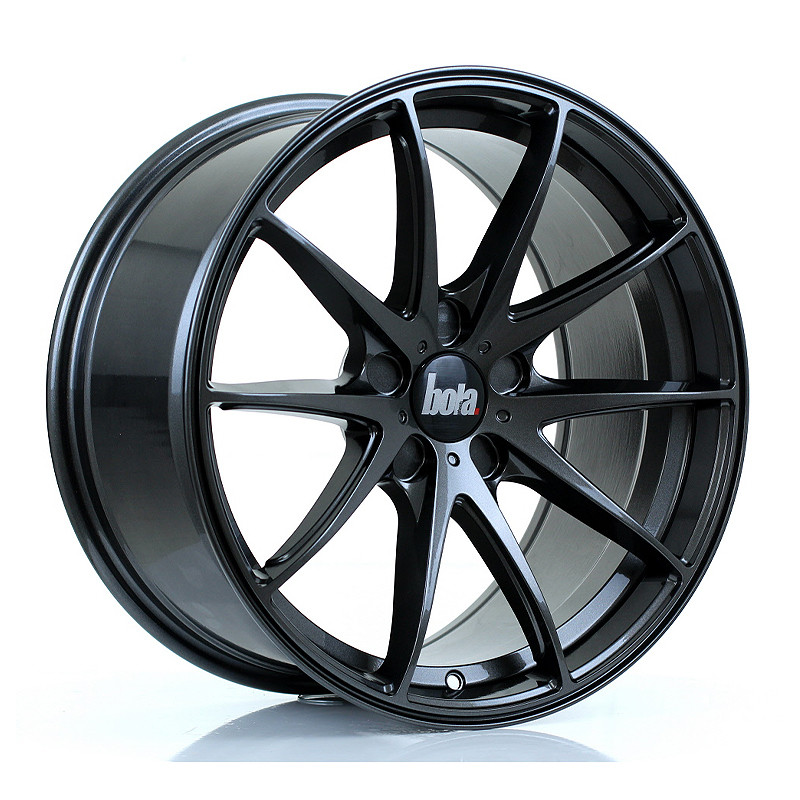 BOLA B9 18x9 CUSTOM PCD ET30 to 45 GLOSS GUNMETAL (Load Rated 700kg) www.srbpower.com