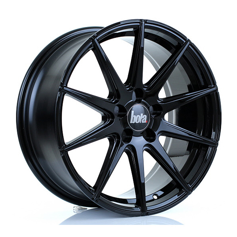 BOLA CSR 18x8 CUSTOM PCD ET25 to 45 GLOSS BLACK (Load Rated 700kg) www.srbpower.com