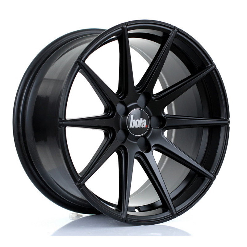 BOLA CSR 18x9 CUSTOM PCD ET25 to 45 MATT BLACK (Load Rated 700kg) www.srbpower.com