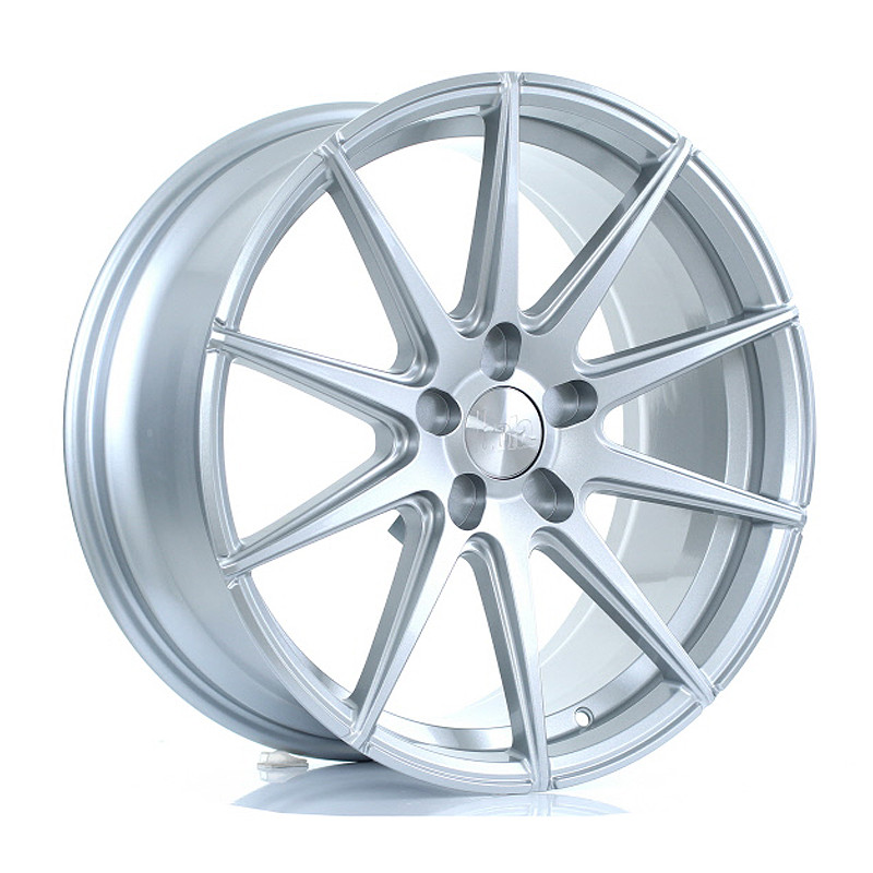 BOLA CSR 19x8.5 CUSTOM PCD ET15 to 45 CRYSTAL SILVER (Load Rated 815kg) www.srbpower.com