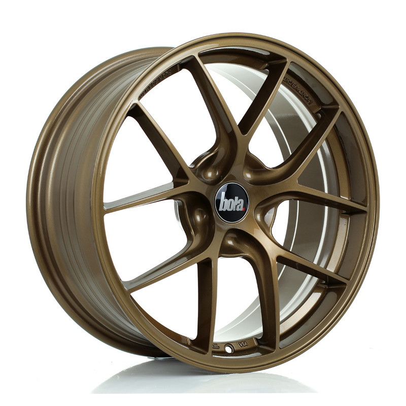 BOLA FLE 18x8 CUSTOM PCD ET35 to 50 GLOSS BRONZE (Load Rated 700kg) www.srbpower.com
