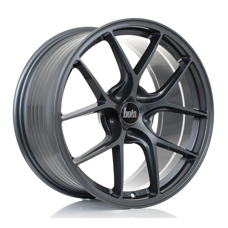 BOLA FLE 18x9 CUSTOM PCD ET35 to 50 GLOSS GUNMETAL (Load Rated 700kg) www.srbpower.com