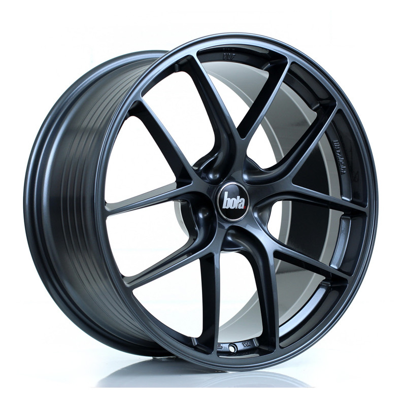 BOLA FLE 20x9.5 CUSTOM PCD ET30 to 50 GLOSS GUNMETAL (Load Rated 855kg) www.srbpower.com