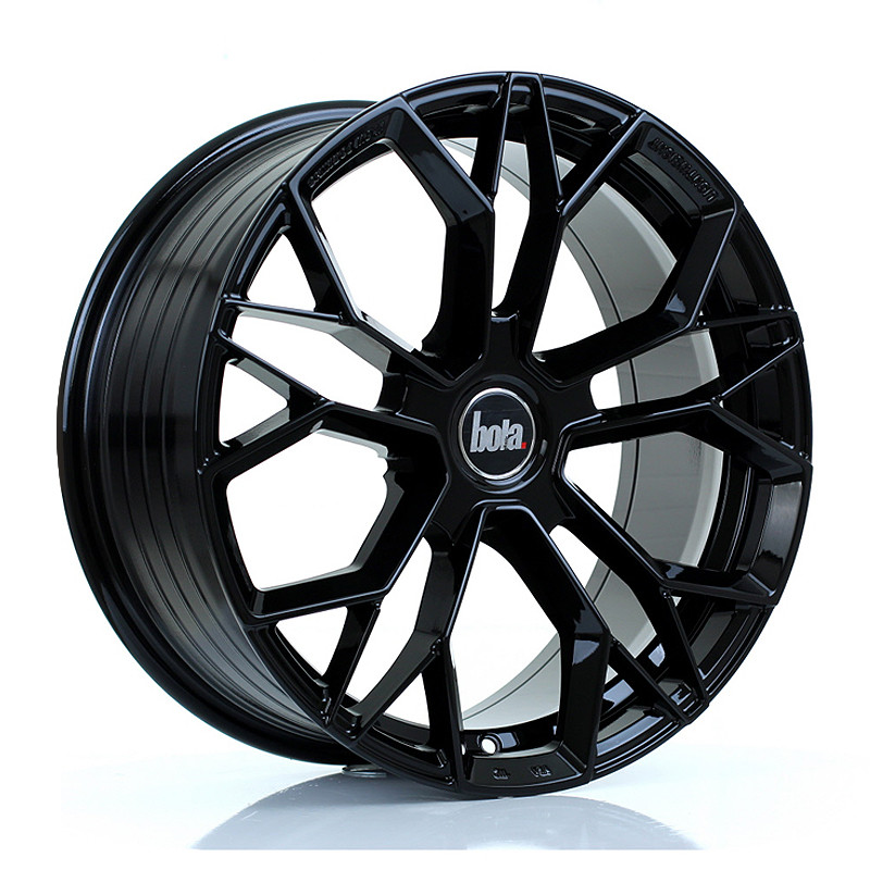 BOLA FLF 18x8 CUSTOM PCD ET40 to 50 GLOSS BLACK (Load Rated 700kg) www.srbpower.com