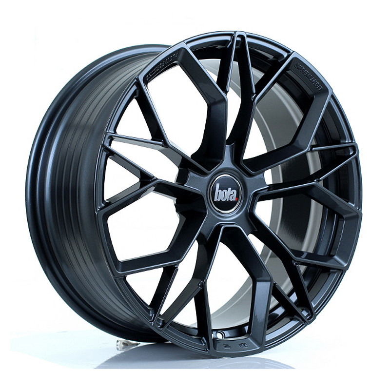 BOLA FLF 19x8.5 CUSTOM PCD ET42 to 50 GLOSS GUNMETAL (Load Rated 850kg) www.srbpower.com