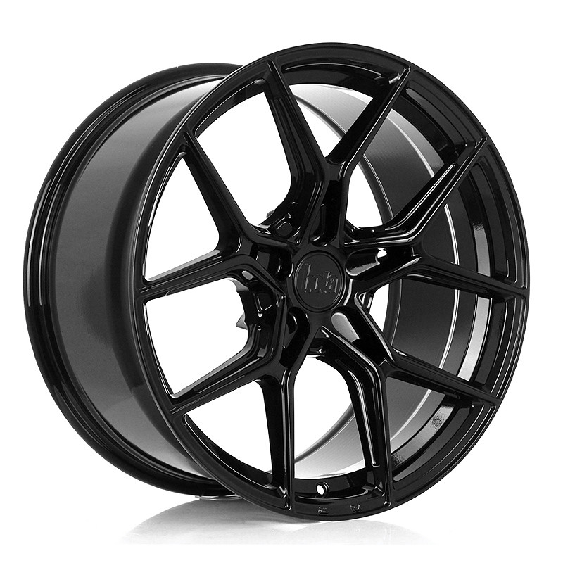BOLA FLG 19x8.5 CUSTOM PCD ET35 to 50 GLOSS BLACK (Load Rated 1kg) www.srbpower.com