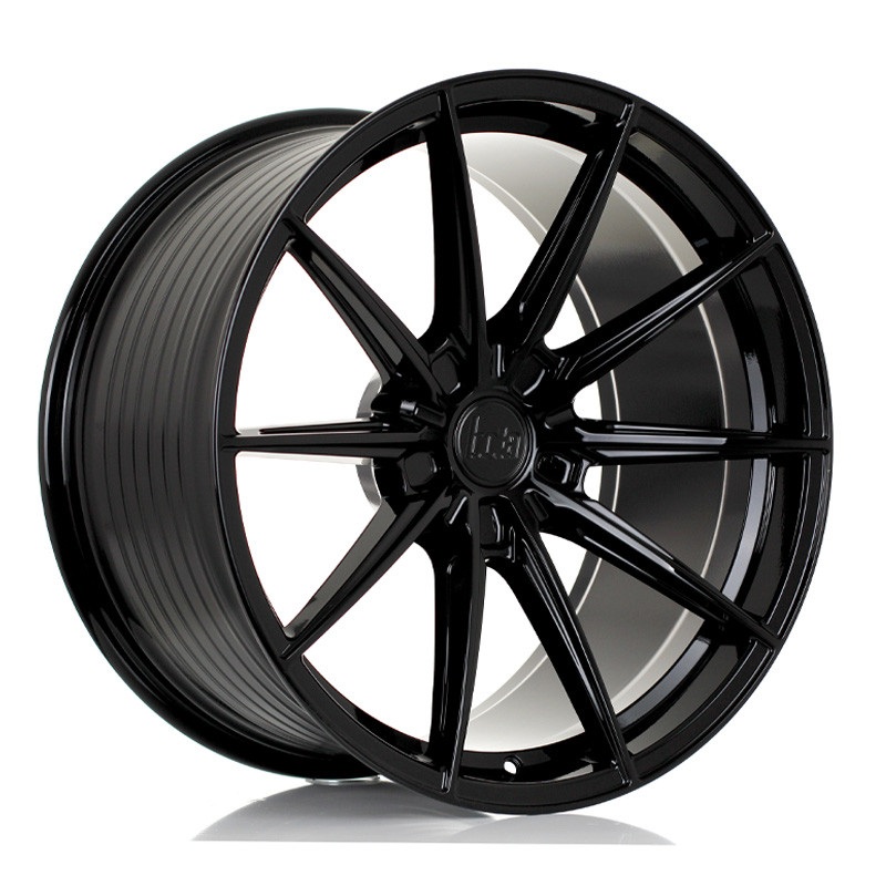 BOLA FLK 20x9 CUSTOM PCD ET15 to 50 GLOSS BLACK (Load Rated 900kg) www.srbpower.com