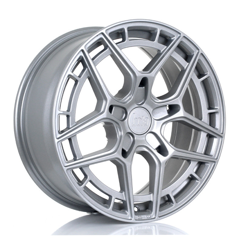 BOLA FLQ 18x8 CUSTOM PCD ET30 to 45 CRYSTAL SILVER (Load Rated 735kg) www.srbpower.com