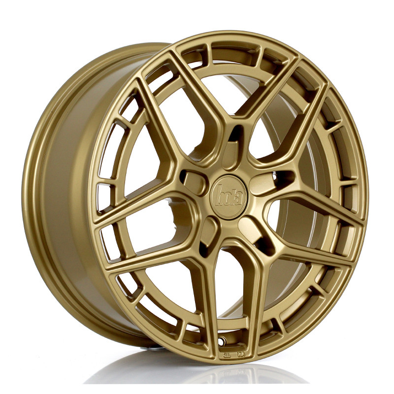 BOLA FLQ 18x8 CUSTOM PCD ET30 to 45 GOLD (Load Rated 735kg) www.srbpower.com