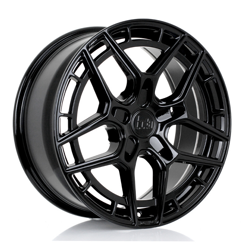 BOLA FLQ 18x8 CUSTOM PCD ET40 to 50 GLOSS BLACK (Load Rated 735kg) www.srbpower.com