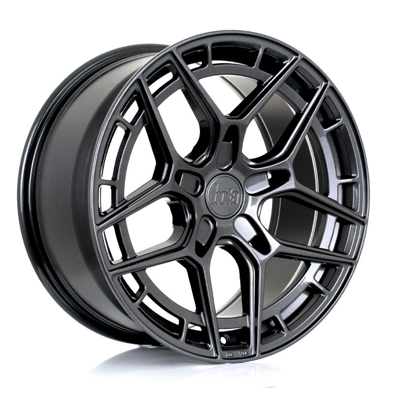 BOLA FLQ 18x9.5 CUSTOM PCD ET30 to 45 GLOSS GUNMETAL (Load Rated 735kg) www.srbpower.com