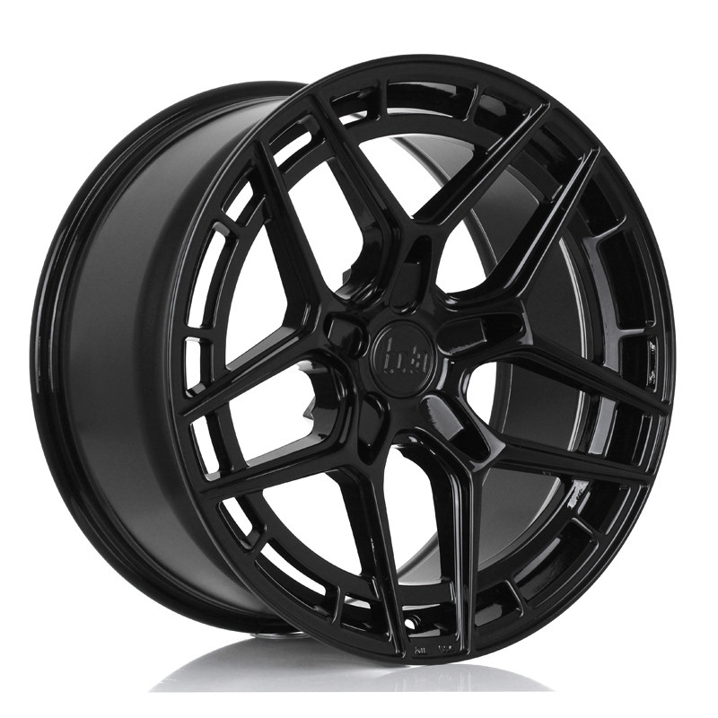 BOLA FLQ 19x11 CUSTOM PCD ET15 to 50 GLOSS BLACK (Load Rated 865kg) www.srbpower.com