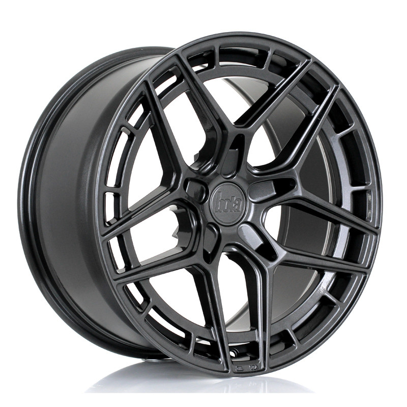 BOLA FLQ 19x8.5 CUSTOM PCD ET15 to 50 GLOSS GUNMETAL (Load Rated 865kg) www.srbpower.com